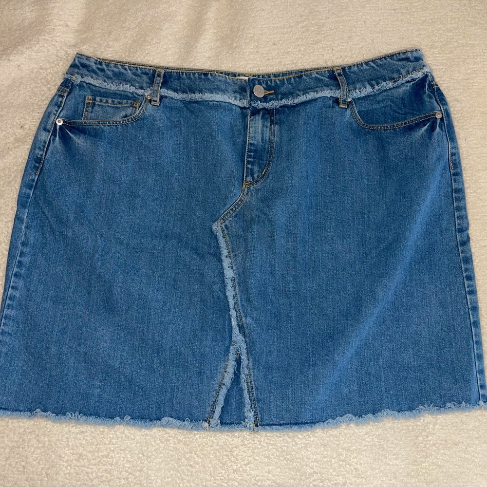 LOFT PLUS 18 Jean skirt